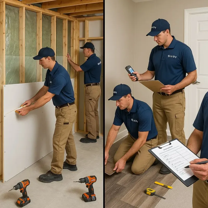 Repairs and Reconstruction process in Maine, WI